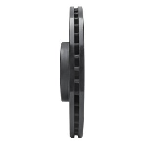Volvo XC60 Brake Rotor (1) - Front Right - R1 Concepts - Drilled & Slotted - Black - `10-`16